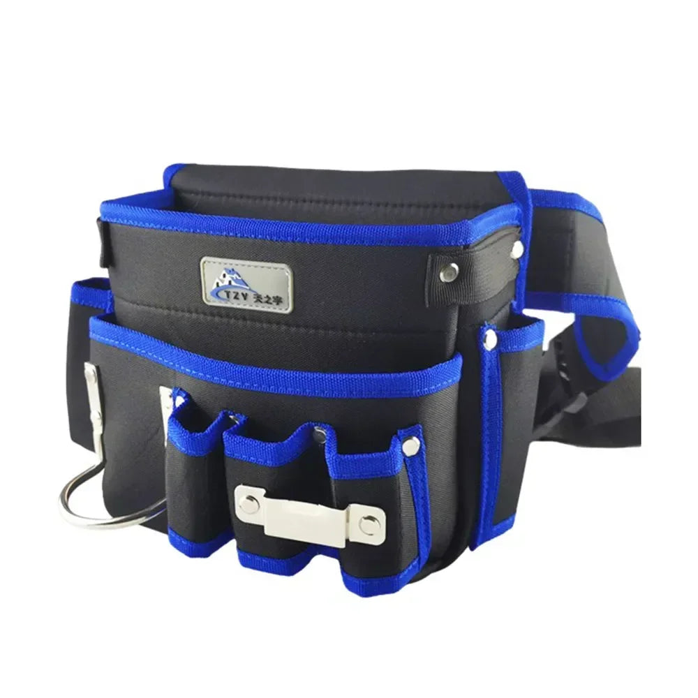 Multifunctional Tool Storage Waist Pack – Cowhide Mechanic & Plumber’s Pouch for Tools and Accessories