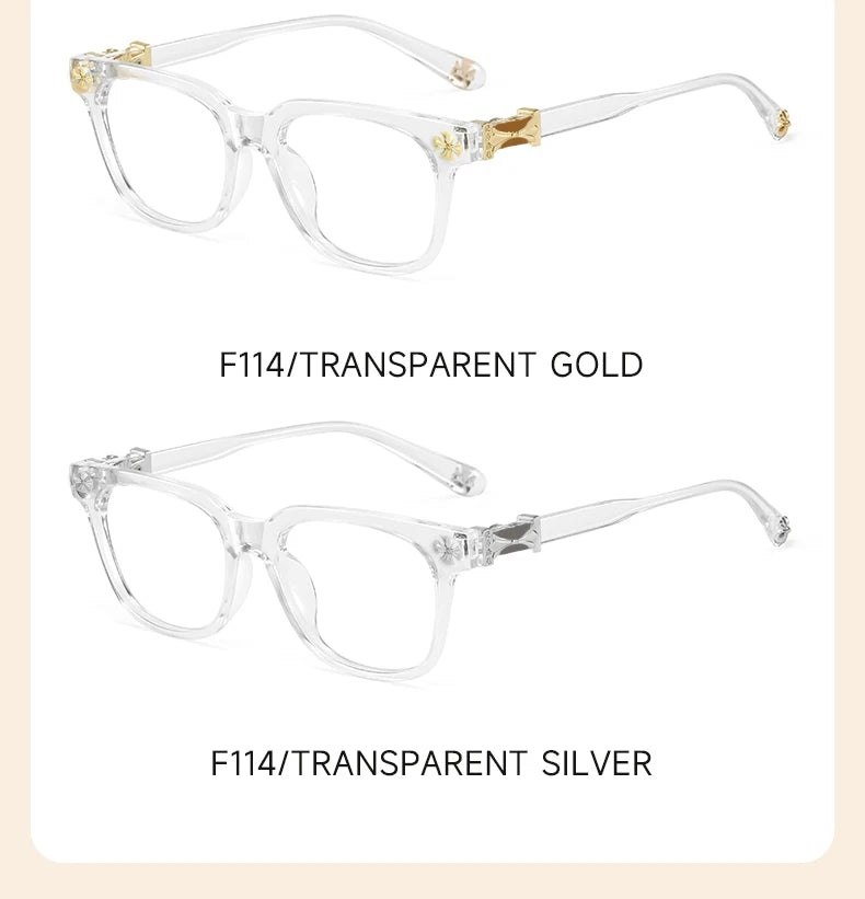 Beau Five Square Blue Light Blocking Glasses — Lightweight Everyday Eyewear for Women