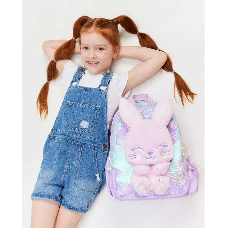 Australian Angel Rabbit Kids Backpack – Cute Cartoon School Bag for Primary Students | Lightweight, Outdoor Leisure Bag, Ideal Christmas Gift