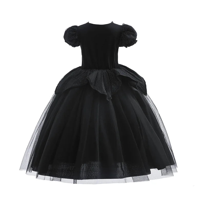 Girls' Witch Costume Dress with Hat