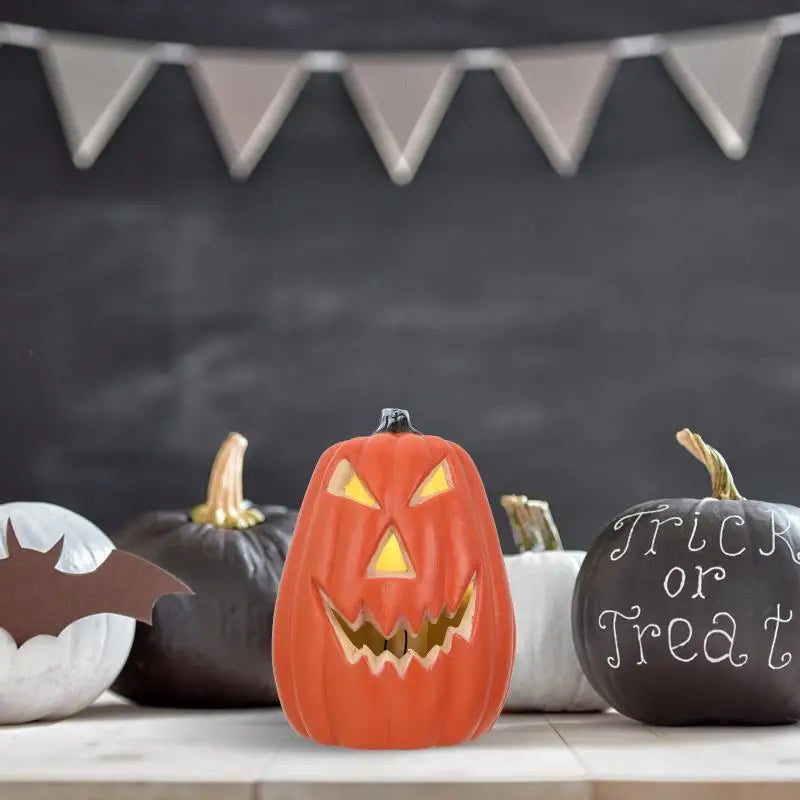 Decorative Pumpkin Lantern – Halloween Prop & Outdoor Pumpkin Light Decoration