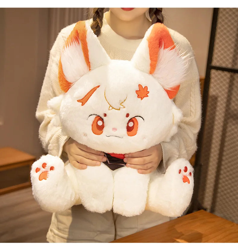 Adorable 42CM Genshin-Inspired Cat Plush – Kazuha, Scaramouche & Xiao | Soft Anime Pillow Toy for Fans & Gift Giving