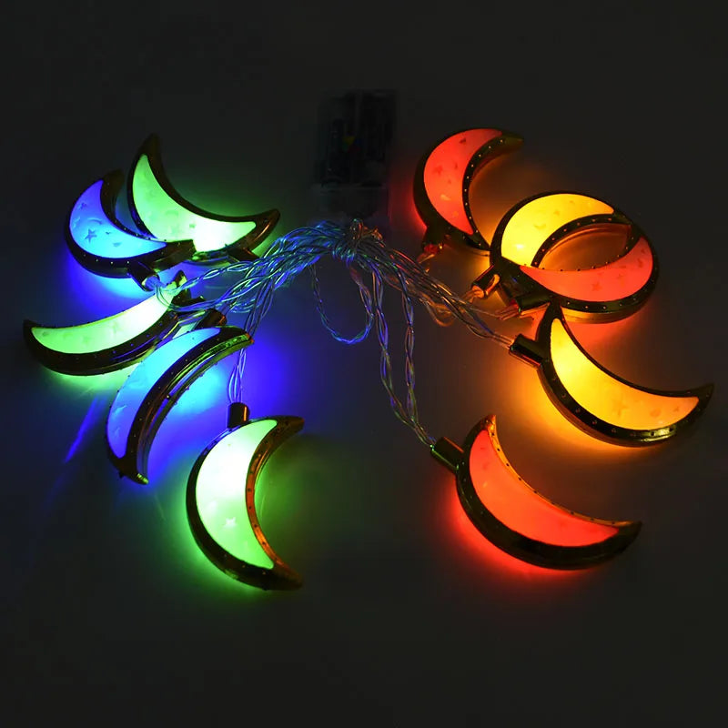 Ramadan & Eid LED Lantern String Lights – Decorative Hanging Lights for Home, Party & Festival Decor