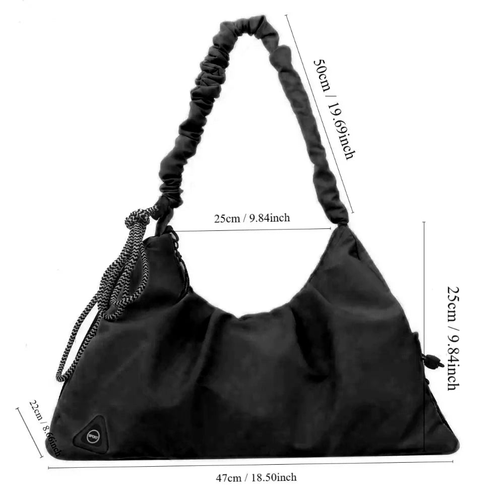 Women's Gym & Yoga Mat Bag with Shoe Compartment