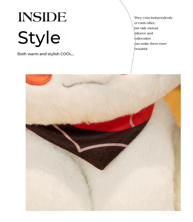 Adorable 42CM Genshin-Inspired Cat Plush – Kazuha, Scaramouche & Xiao | Soft Anime Pillow Toy for Fans & Gift Giving