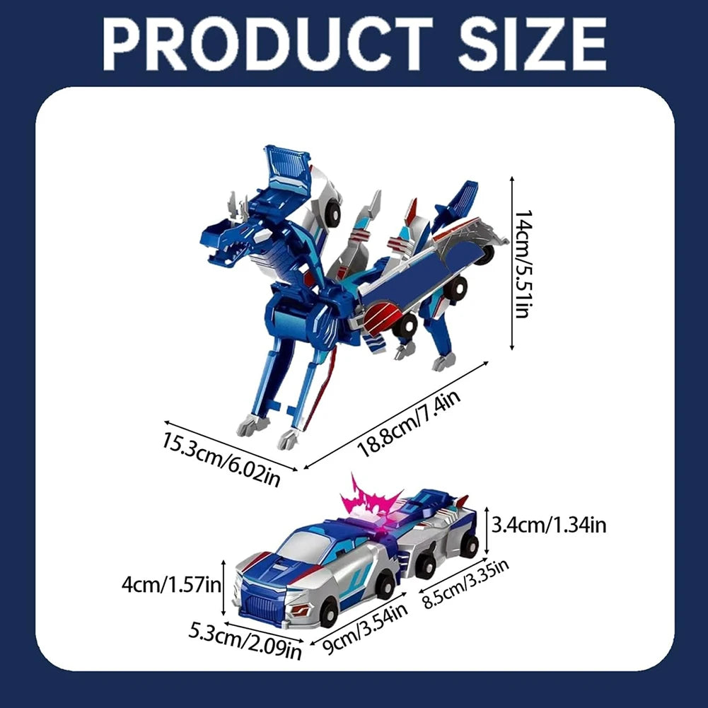 Unicorn 2-in-1 Magnetic Shape-Shifting Car DIY Toy