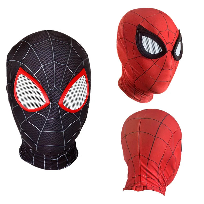Superhero Spider Mask with Eye Lenses – Kids Roleplay Costume Accessory for Halloween, Cosplay, School Party, Holiday & Birthday Gift