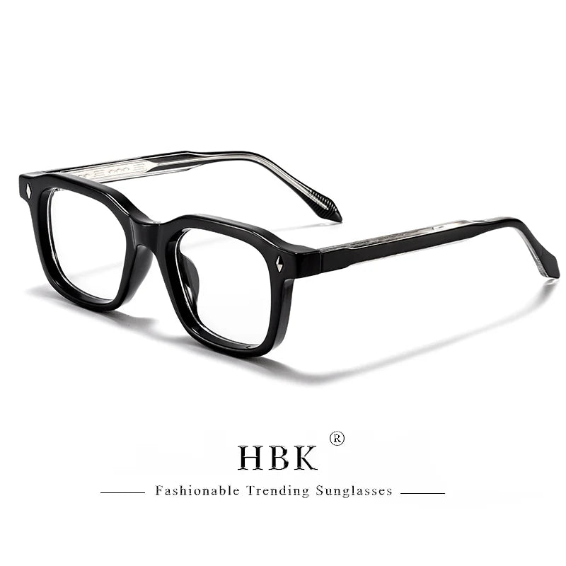 Square UV400 Sunglasses with Vintage Temple Tips — Unisex Fashion Eyewear