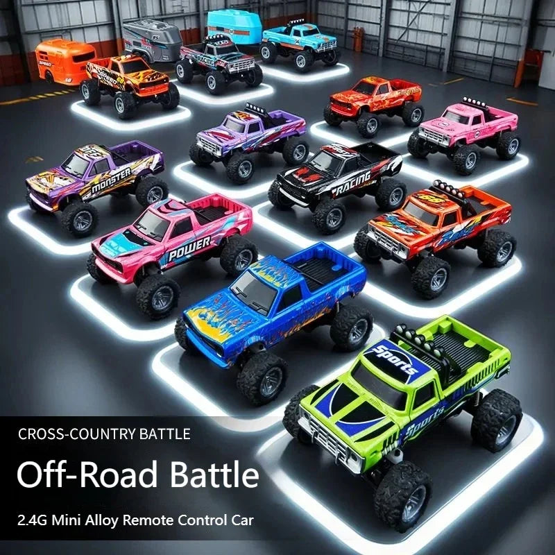 1/64 Scale Mini Alloy Remote Control Car – Portable RC Toy with Up to 60 Minutes Runtime – Fun Electronic Gift for Children