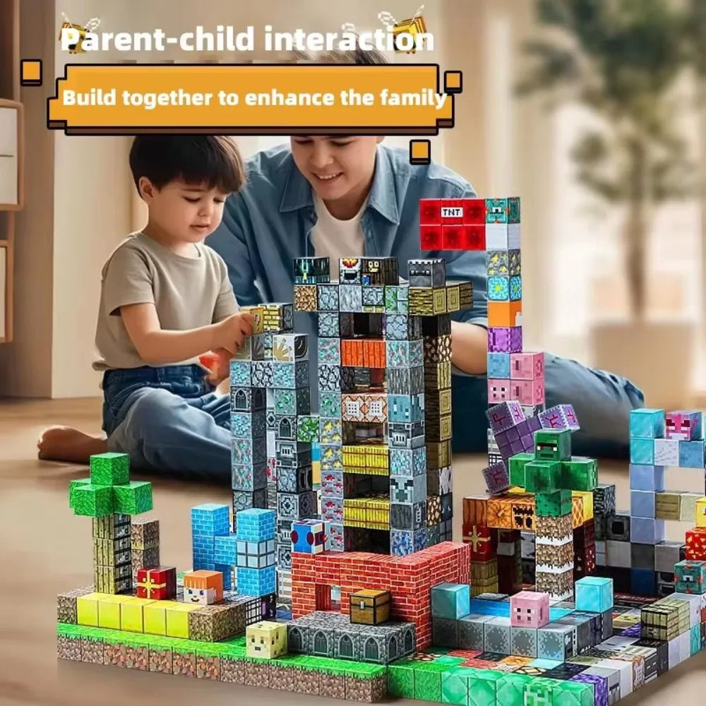 Magnetic Cube Building Blocks