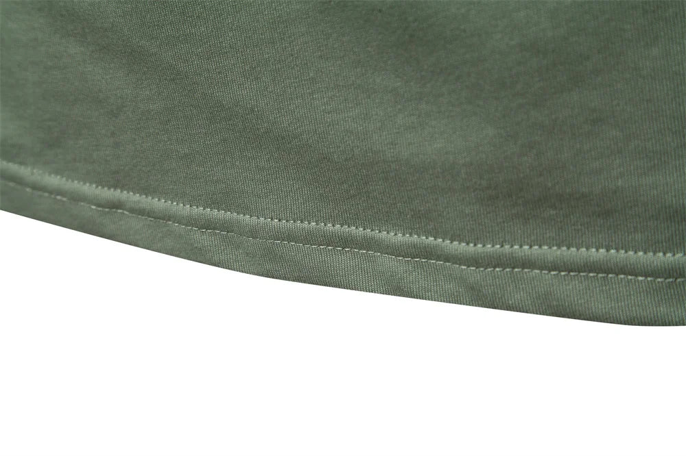 Men’s 100% Cotton Embroidered Polo Shirt – Solid Color Short Sleeve Summer Casual Social Polo