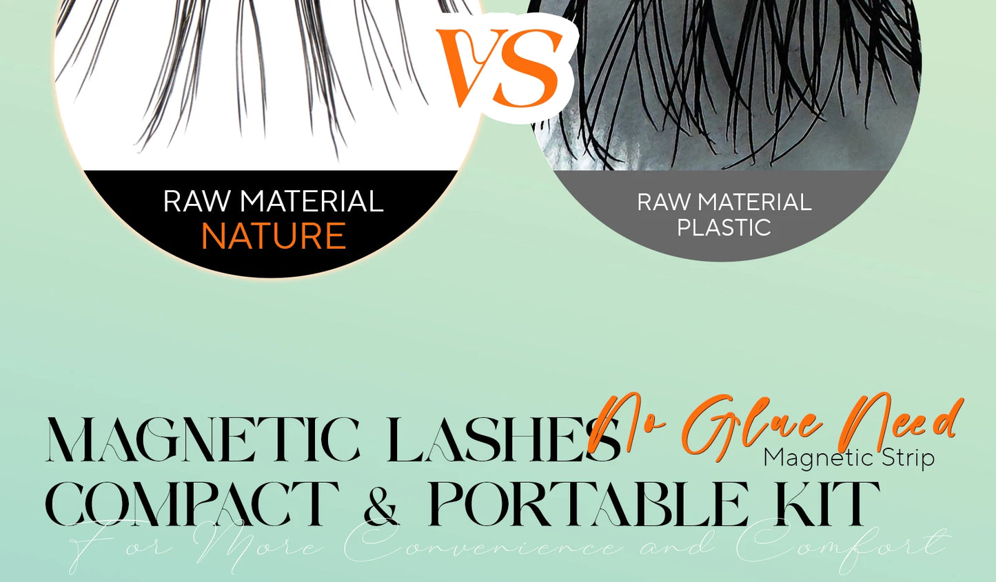 Soft Magnetic Eyelashes – No Glue Needed | Reusable | Natural 3D Look | Easy to Apply