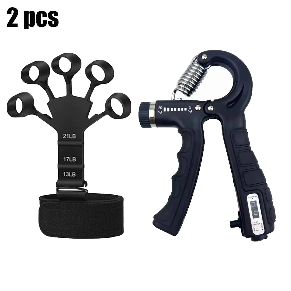 Hand Grip Strengthener and Finger Exerciser Set for Strength and Rehabilitation