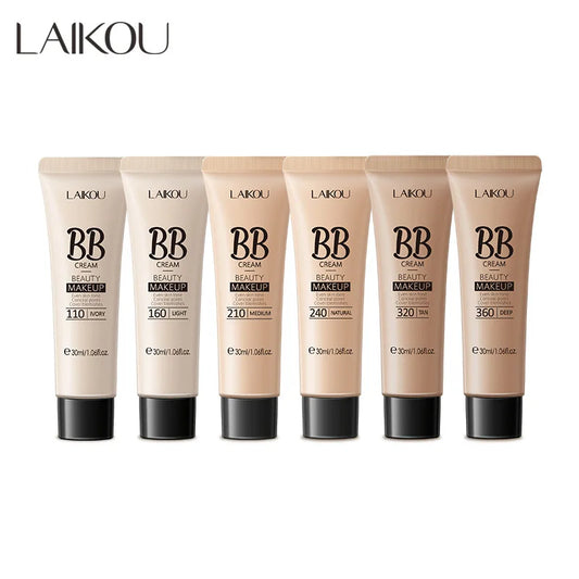 LAIKOU BB Cream with SPF — Lightweight Liquid Foundation & Concealer
