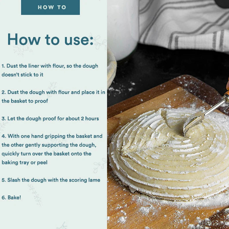 Banneton Bread Proofing Basket Set
