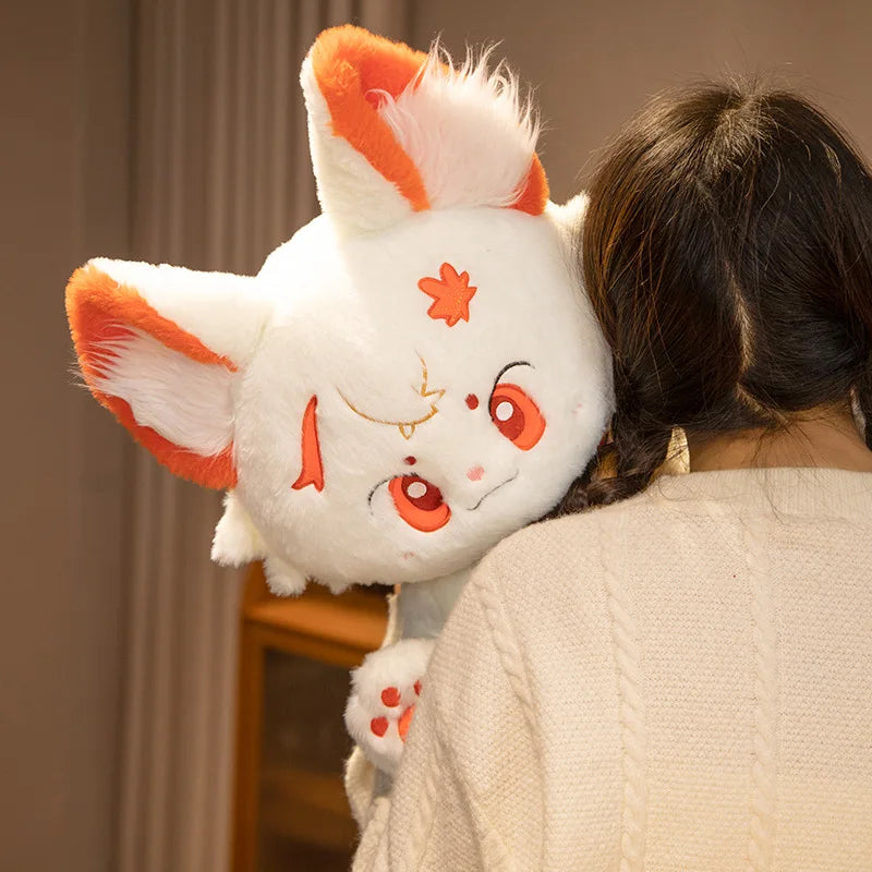 Adorable 42CM Genshin-Inspired Cat Plush – Kazuha, Scaramouche & Xiao | Soft Anime Pillow Toy for Fans & Gift Giving
