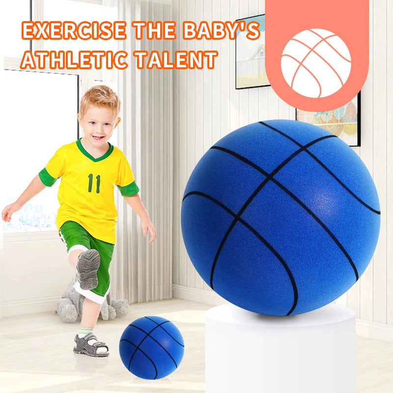 Silent Foam Basketball – Soft No-Noise Indoor Practice Ball (Sizes 3/5/7)