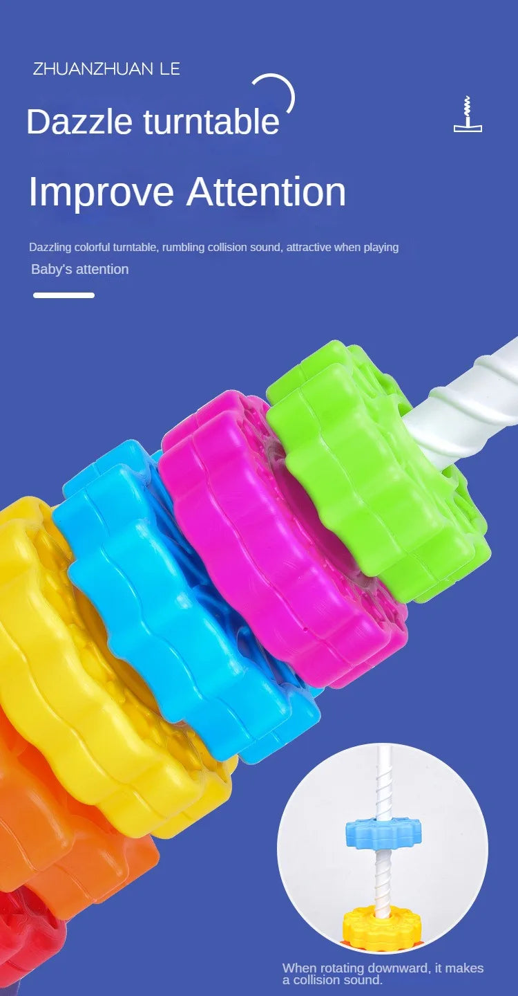 Rainbow Spinning Stacking Tower
