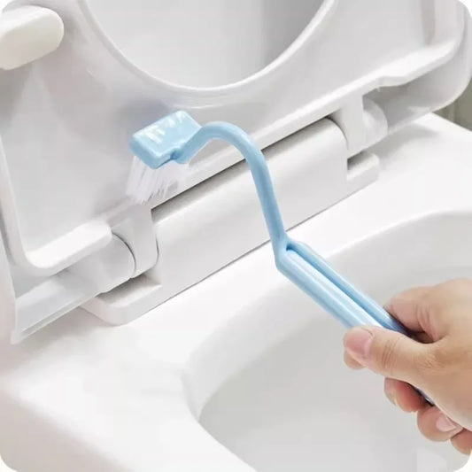 Toilet Cleaning Brush with S-Shaped Curved Handle – Corner & Edge Scrubber for Bathroom Cleaning