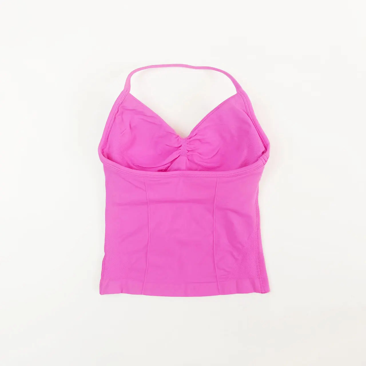 Women's Seamless Longline Yoga Tank Top with Removable Pads