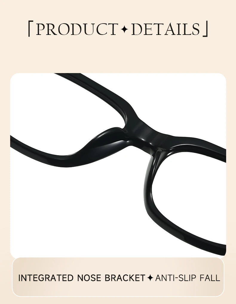 Beau Five Square Blue Light Blocking Glasses — Lightweight Everyday Eyewear for Women