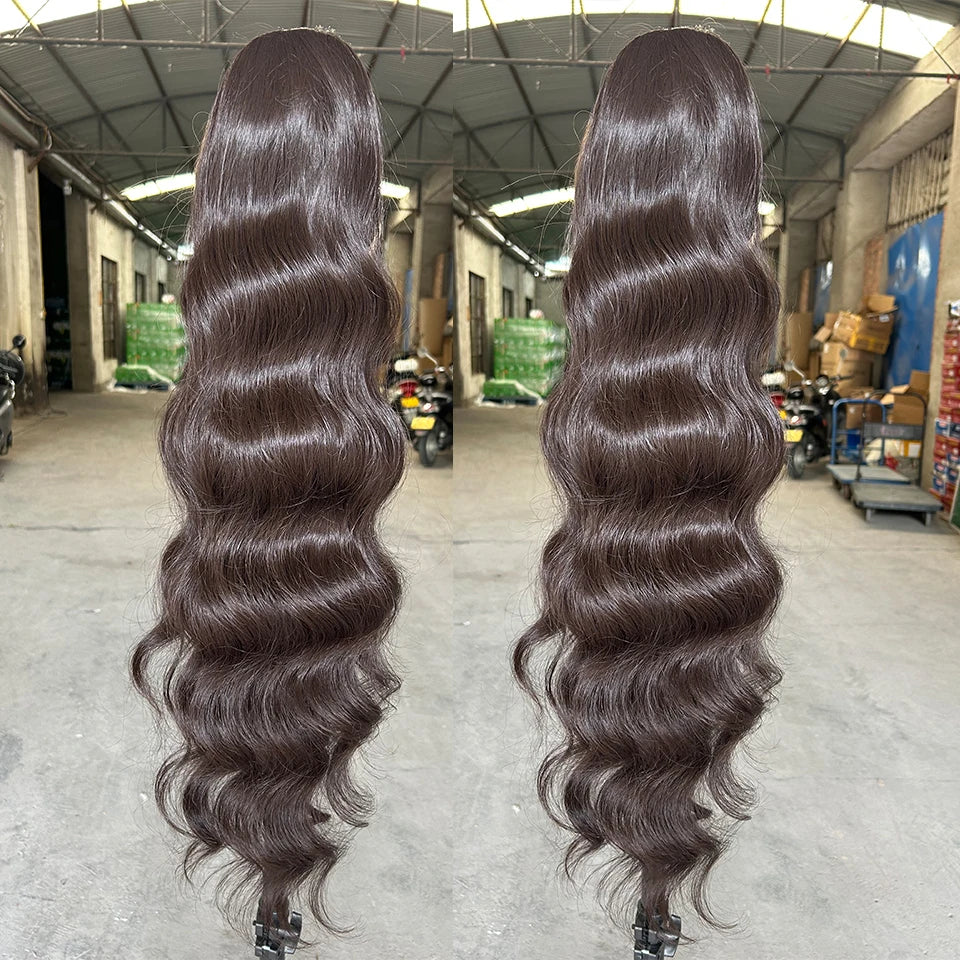 28-Inch Synthetic Drawstring Ponytail – Ombre Brown & Piano Blonde Body Wave, 180g Heat-Resistant Hair Extension