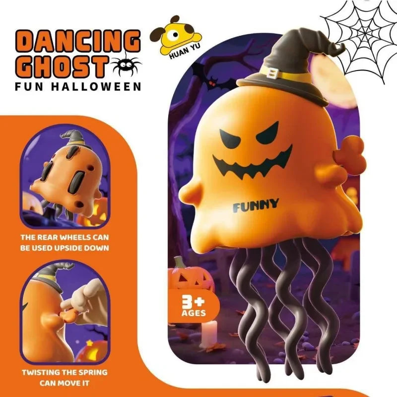 Magic Dancing Corn Toy – Fun Inertia Pull-Back Octopus Design | Creative Spinning Toy for Kids | Perfect Gift for Christmas, Halloween & All Occasions
