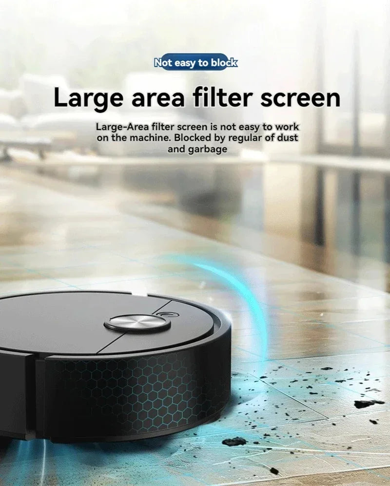 Automatic Robot Vacuum Cleaner 5-in-1 – Smart Sweeper, Mop & Mini Cleaning Machine with USB Charging for Home (2026 Model)