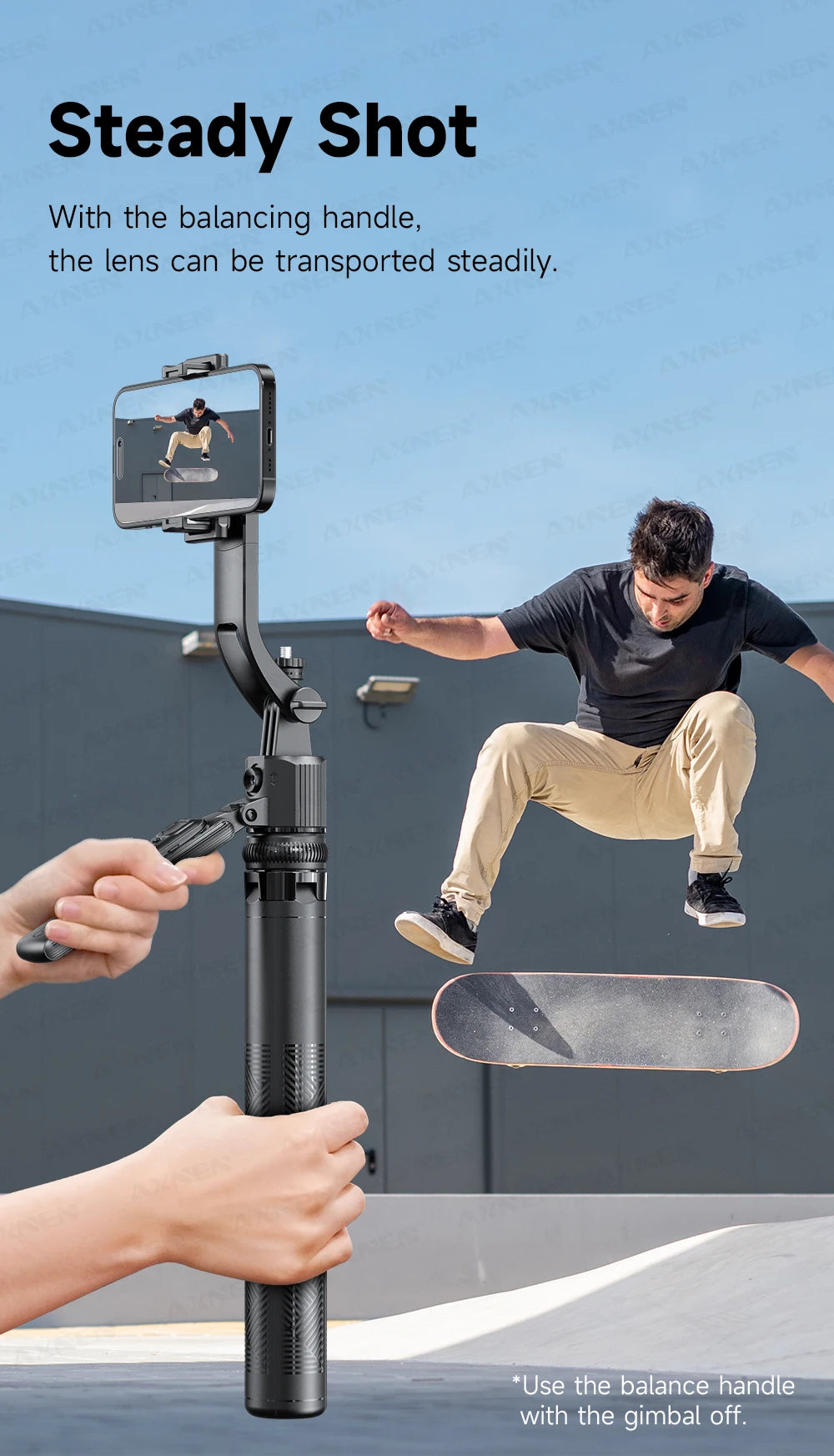 AI Face-Tracking Selfie Stick Tripod with Bluetooth Remote