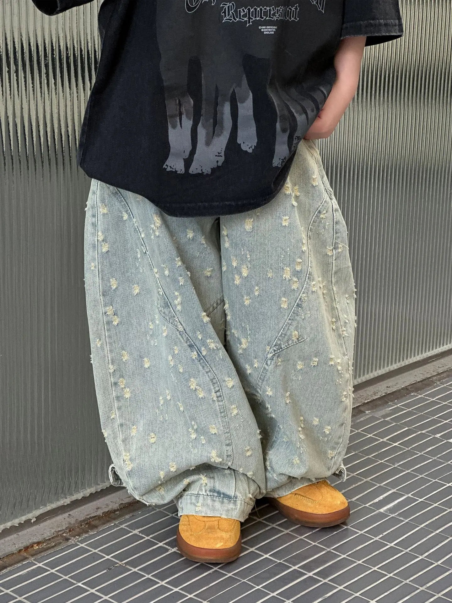 Boys Stylish Casual Jeans Trousers – Spring Solid Color Loose Fit Kids Pants