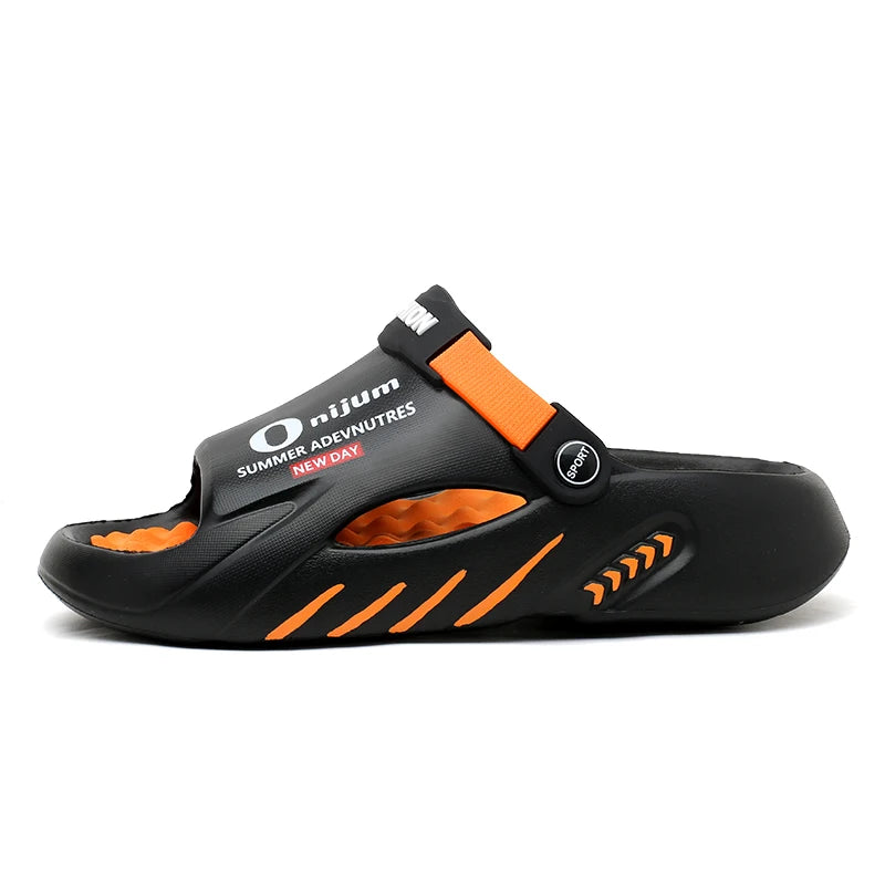 Men's EVA Platform Slides — Soft-Sole Sandals for Indoor & Outdoor Wear