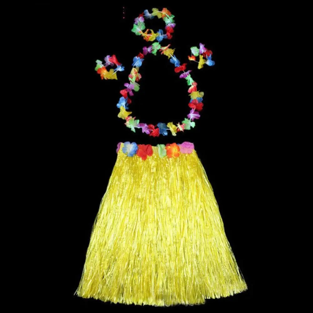 Hawaiian Hula Grass Skirt for Women – 40 cm Luau Party & Fancy Dress Costume
