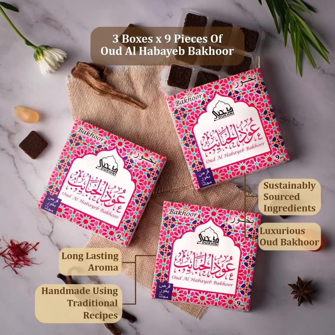 Dukhni-Inspired Arabian Bakhoor | Premium Aromatic Blend for Meditation, Prayer & Air Purification