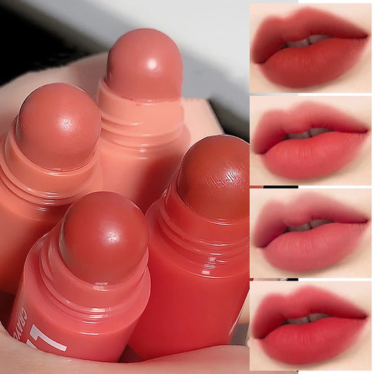 4 In 1 Matte Lipstick Pencil Kit Tint Non-stick Cup Multicolour  Pen Lips makeup cosmetics