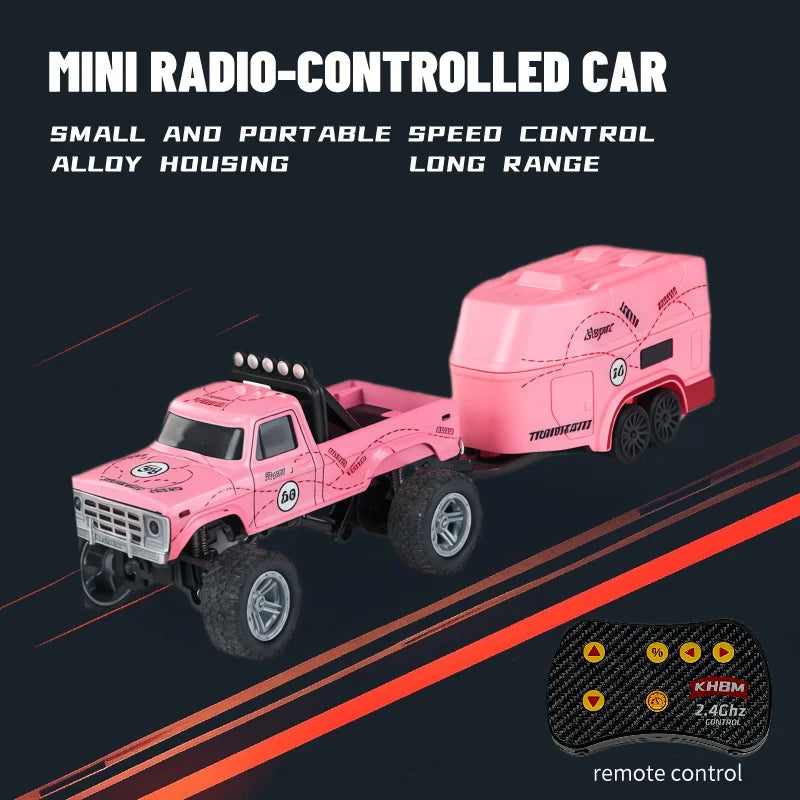 1/64 Scale Mini Alloy Remote Control Car – Portable RC Toy with Up to 60 Minutes Runtime – Fun Electronic Gift for Children