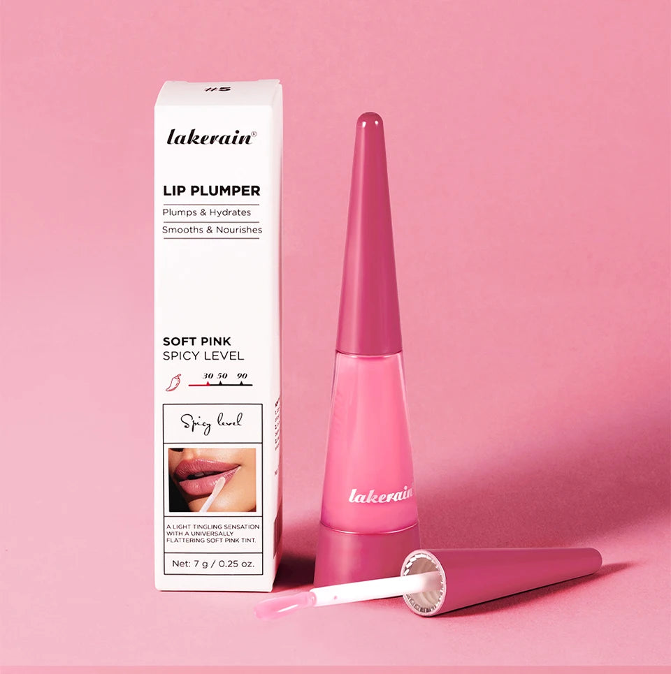 Hydrating Lip Plumper Gloss – Moisturizing Serum for Fuller, Smoother Looking Lips