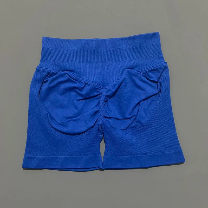 Women’s Seamless Biker Shorts – 4.5″ Low-Waist Fitness & Workout Shorts