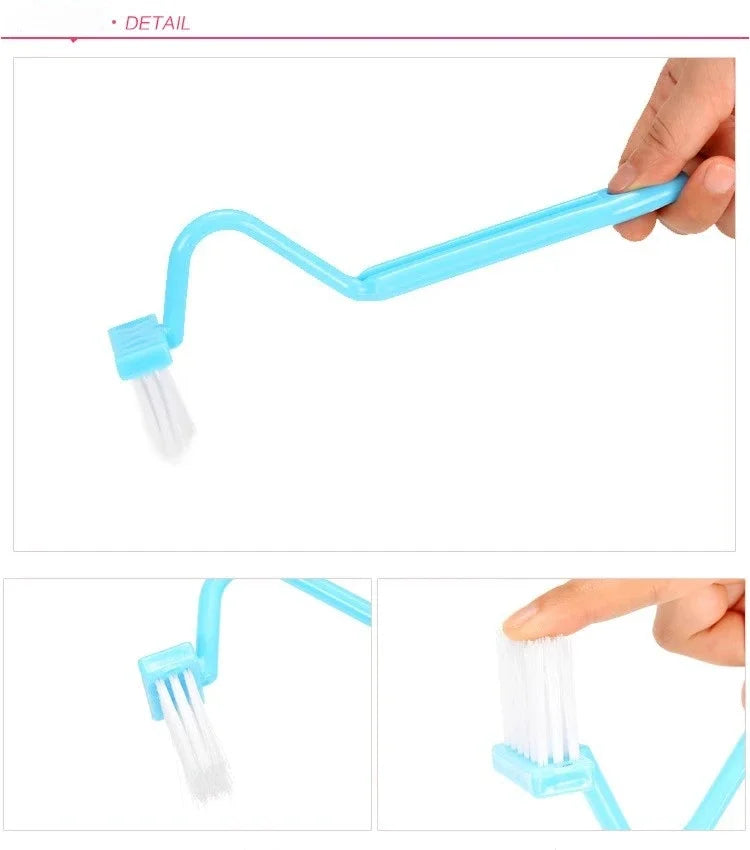 Toilet Cleaning Brush with S-Shaped Curved Handle – Corner & Edge Scrubber for Bathroom Cleaning