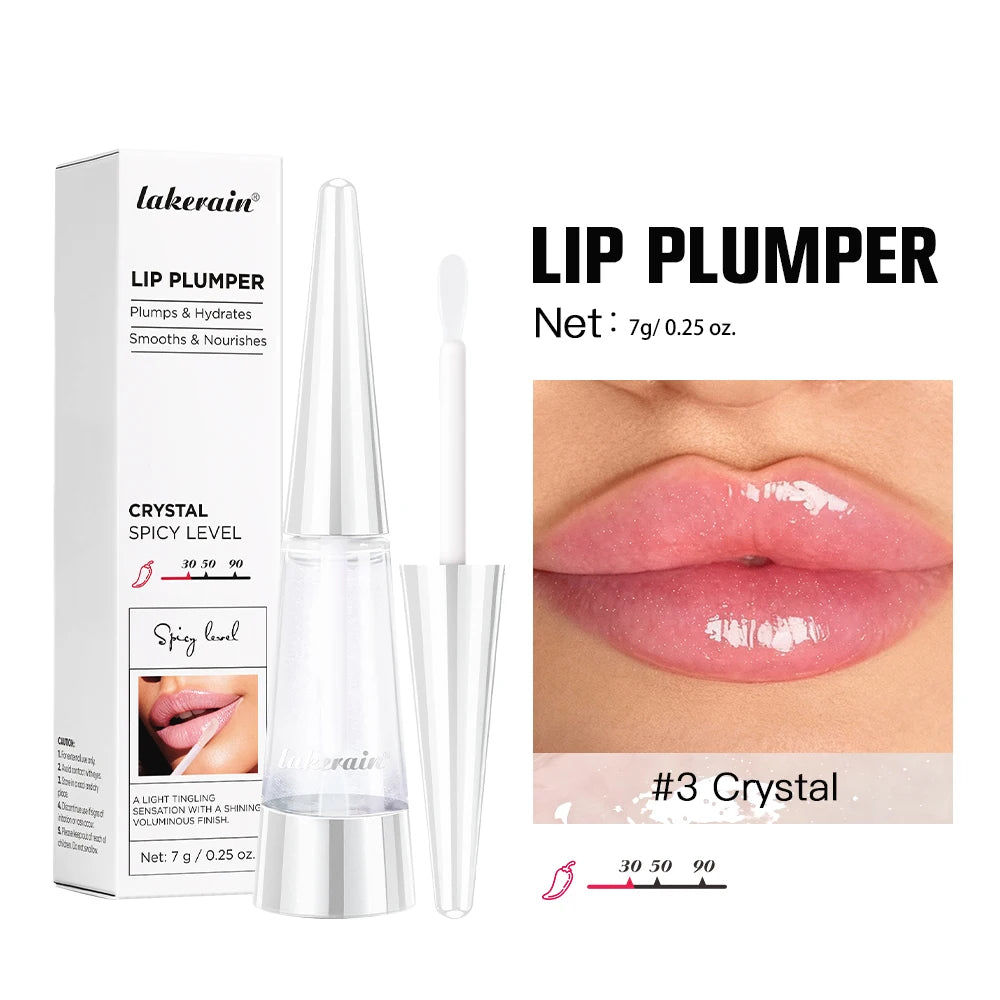 Hydrating Lip Plumper Gloss – Moisturizing Serum for Fuller, Smoother Looking Lips