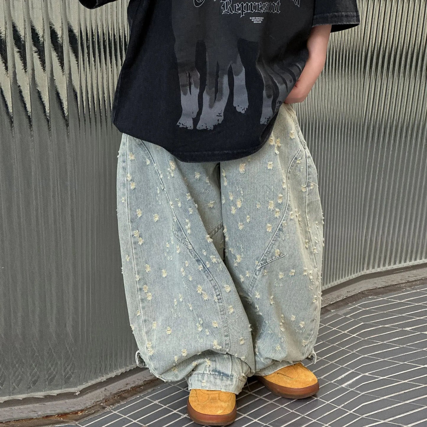 Boys Stylish Casual Jeans Trousers – Spring Solid Color Loose Fit Kids Pants