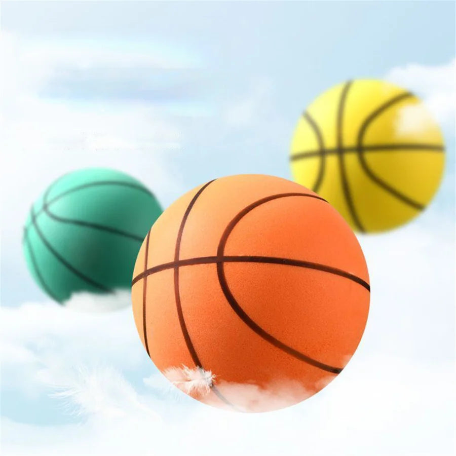 Silent Foam Basketball – Soft No-Noise Indoor Practice Ball (Sizes 3/5/7)