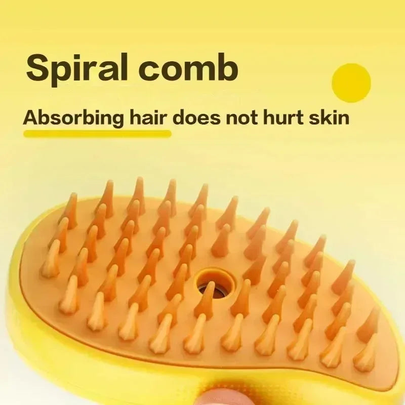 3-in-1 Pet Grooming Brush for Cats and Dogs – Spray Grooming & Massage Comb