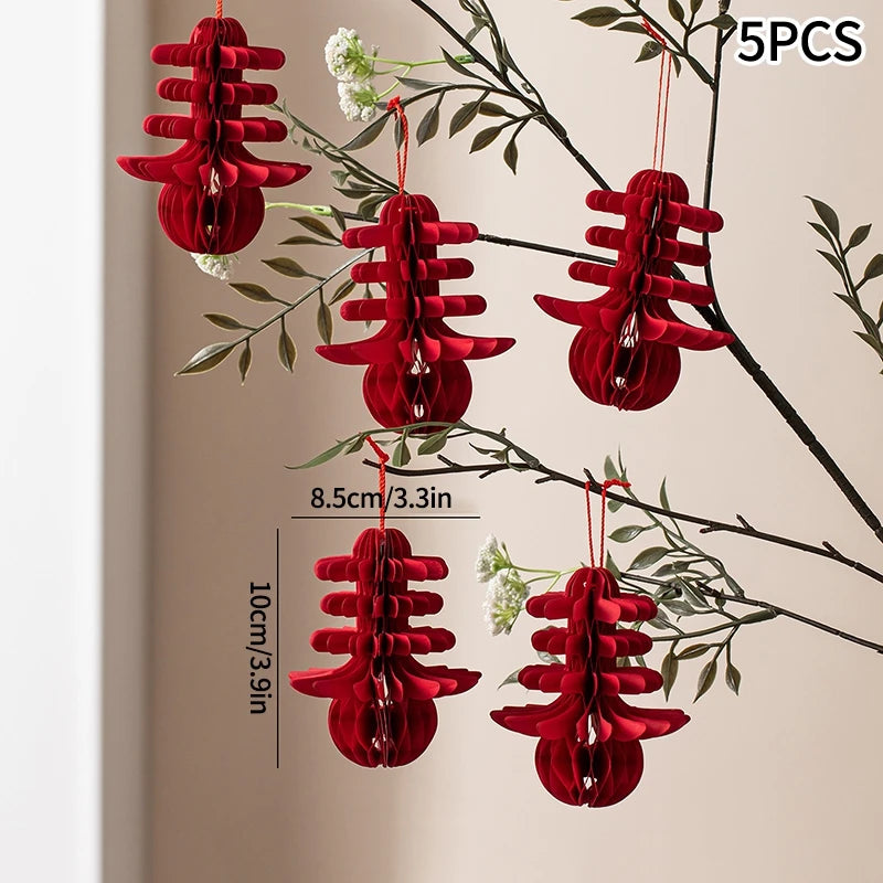 1 Pack Chinese New Year Hanging Decoration – Spring Festival Wall Ornament for Home & Party Decor
