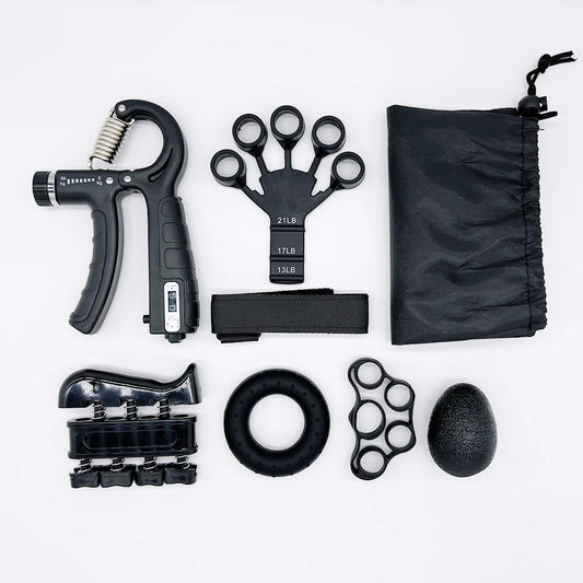 Hand Grip Strengthener and Finger Exerciser Set for Strength and Rehabilitation