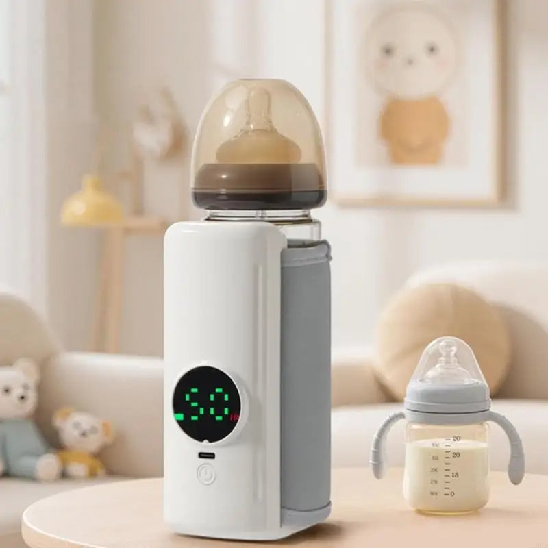 Portable Rechargeable Baby Bottle Warmer with Temperature Control