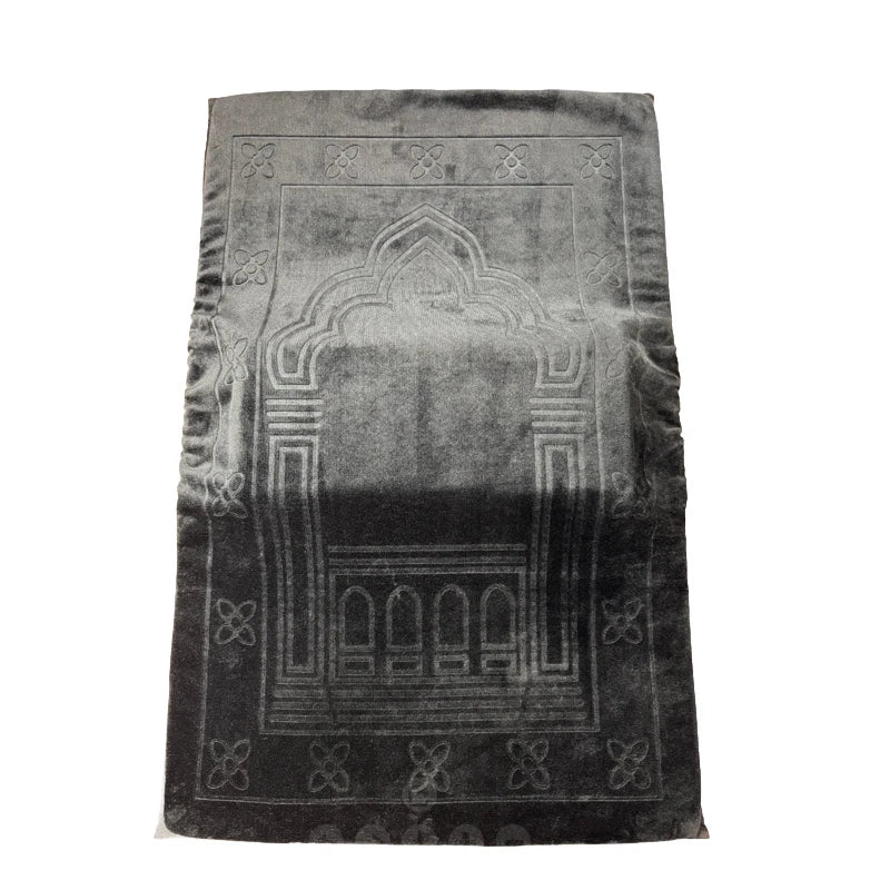 Islamic Prayer Rug 70×110cm Muslim Prayer Mat with Vintage Pattern and Tassels