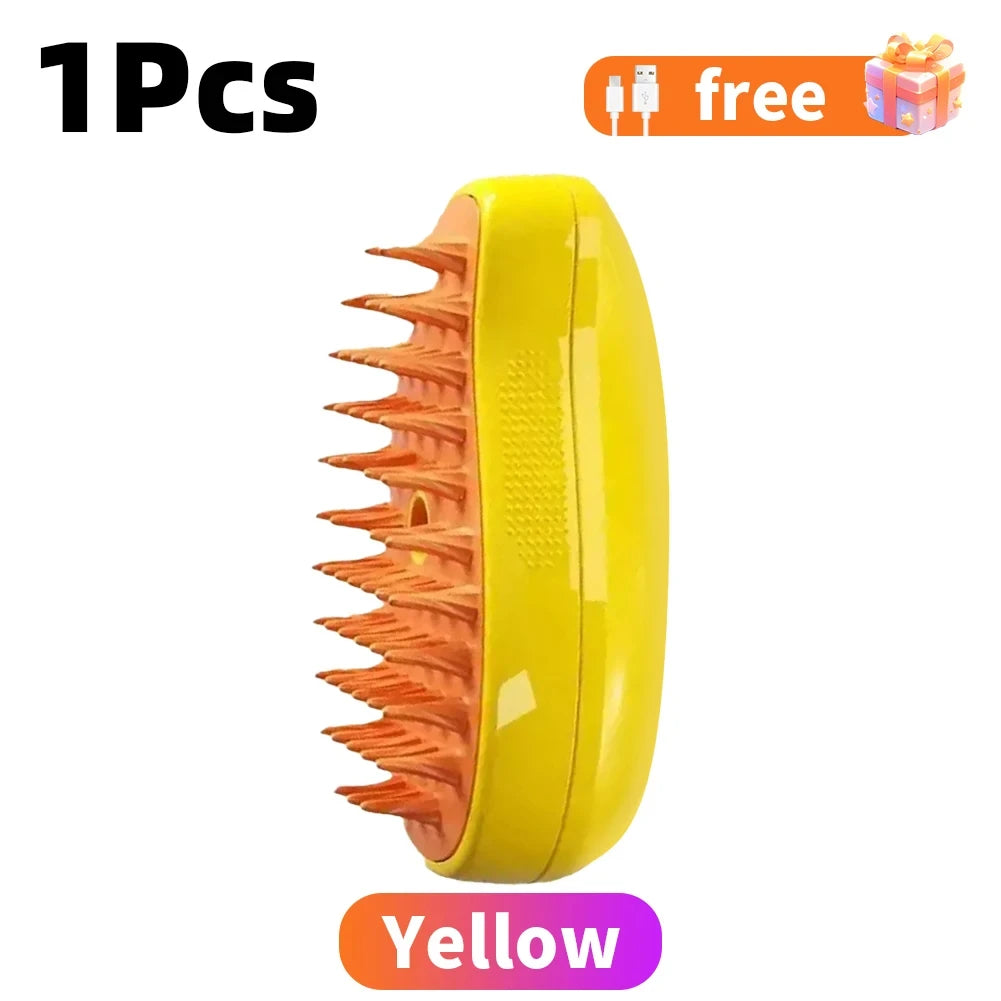 3-in-1 Pet Grooming Brush for Cats and Dogs – Spray Grooming & Massage Comb