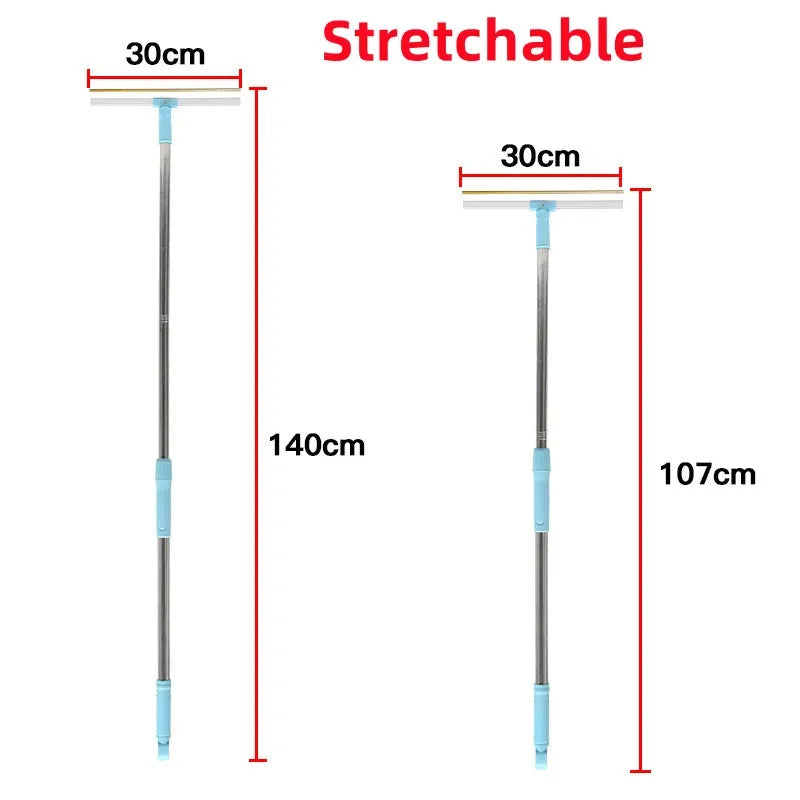 Pet Hair Remover Tool Set – Telescopic Handle Carpet Rake for Dog & Cat Fur, Rug and Upholstery Cleaner
