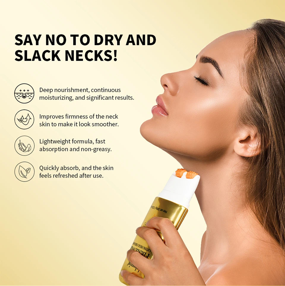 AH-8 Moisturizing Neck Cream, Firming Care for the Appearance of Crepey Skin, Hydrating Daily Skincare
