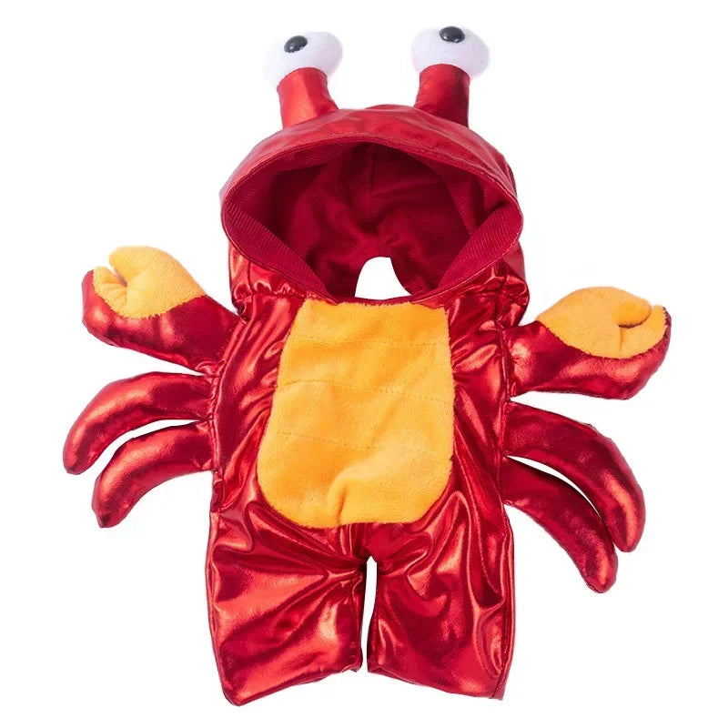 Halloween Stuffed-Body Pet Costume with Wig Hat